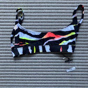 minimale animale luna bikini top acid tiger